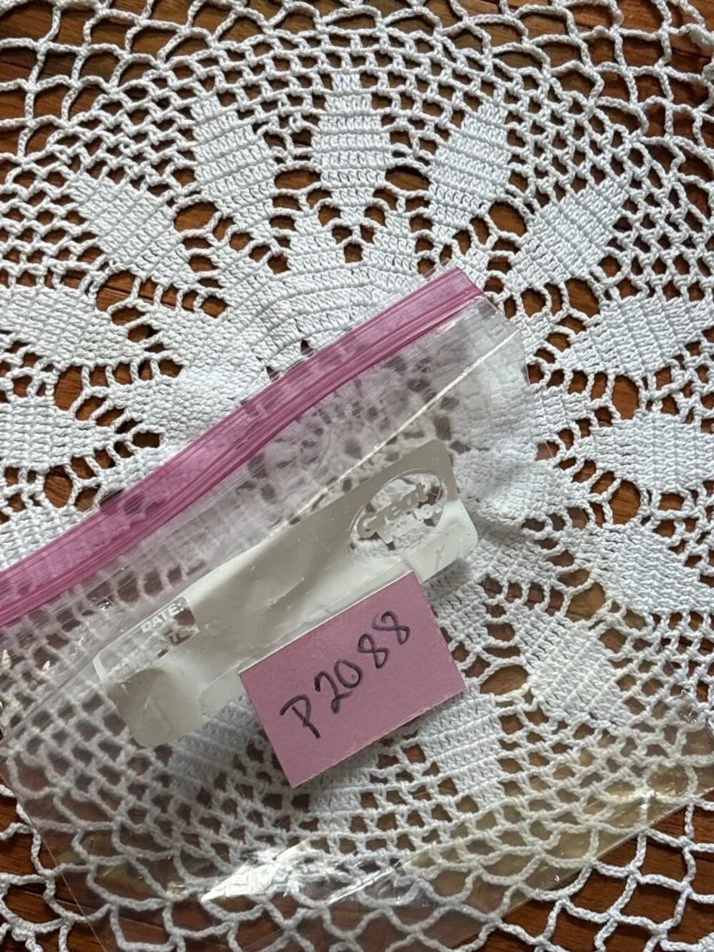 Handmade Crochet Doily White 13